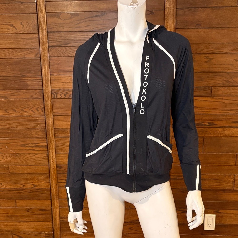 Black Women's Zip-Up Hoodie